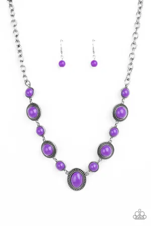 Voyager Vibes Purple Paparazzi Necklace