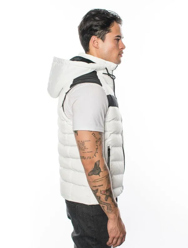 VP-2 City Chic VIP Men's Vest with Detachable Hood - 6 PACK