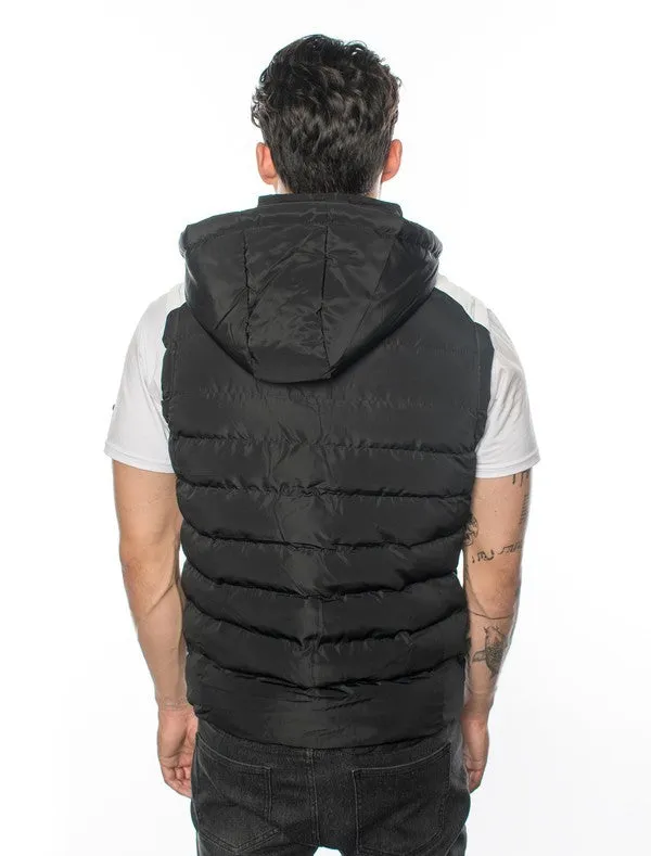 VP-2 City Chic VIP Men's Vest with Detachable Hood - 6 PACK