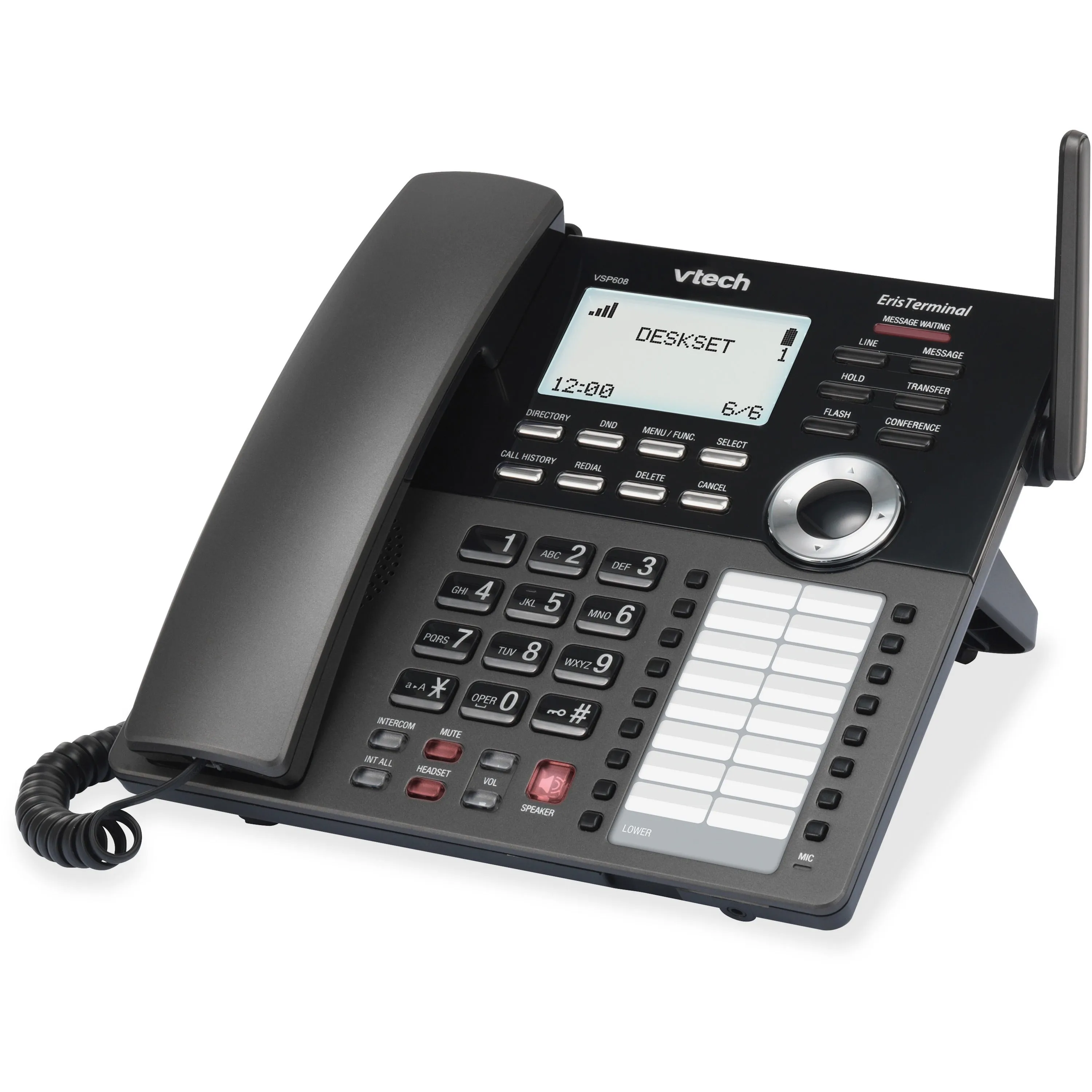 VTech ErisTerminal VSP608 IP Phone - Corded/Cordless - DECT - Desktop
