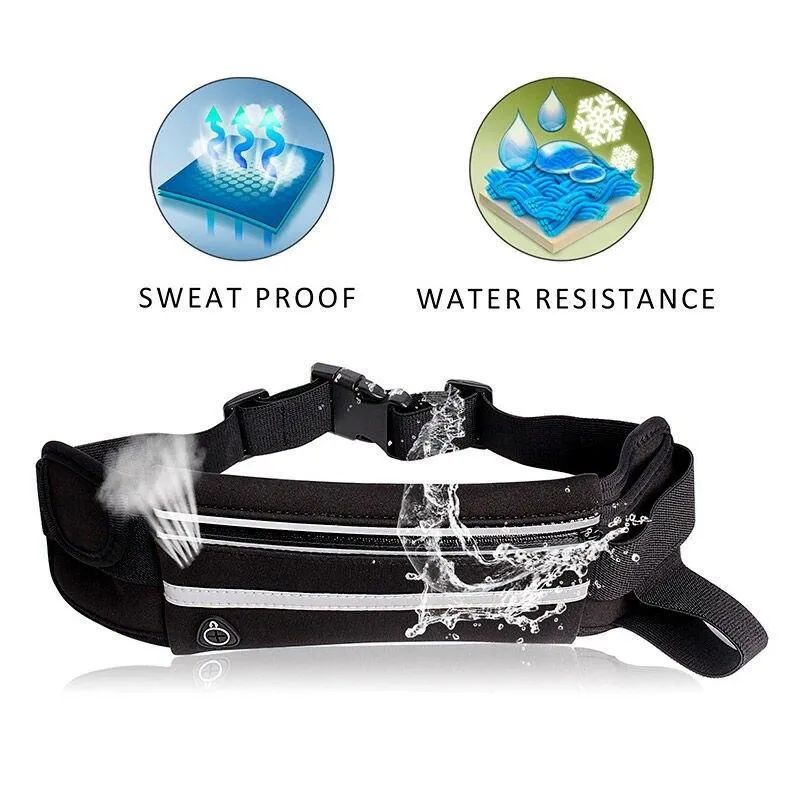 Waist Bum Bag Fanny Pack Belt Money For Running Jogging Cycling Phones Sport Running Waterproof Belt Waist Bags