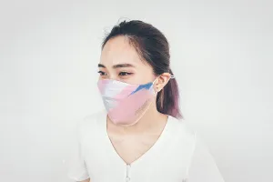 Watercolor Strokes - He Will Order His Angels {Face Mask}