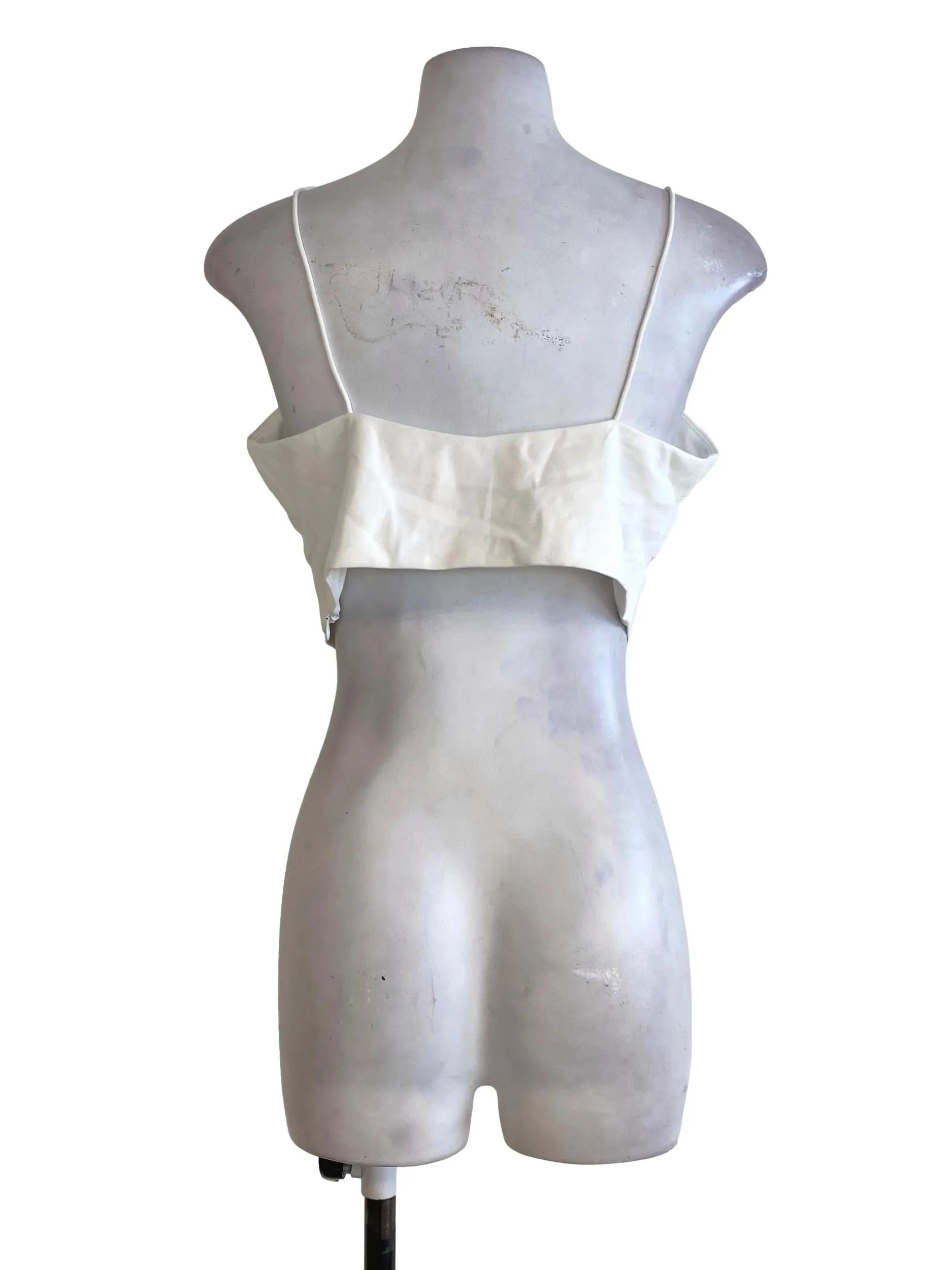 White Crop Top