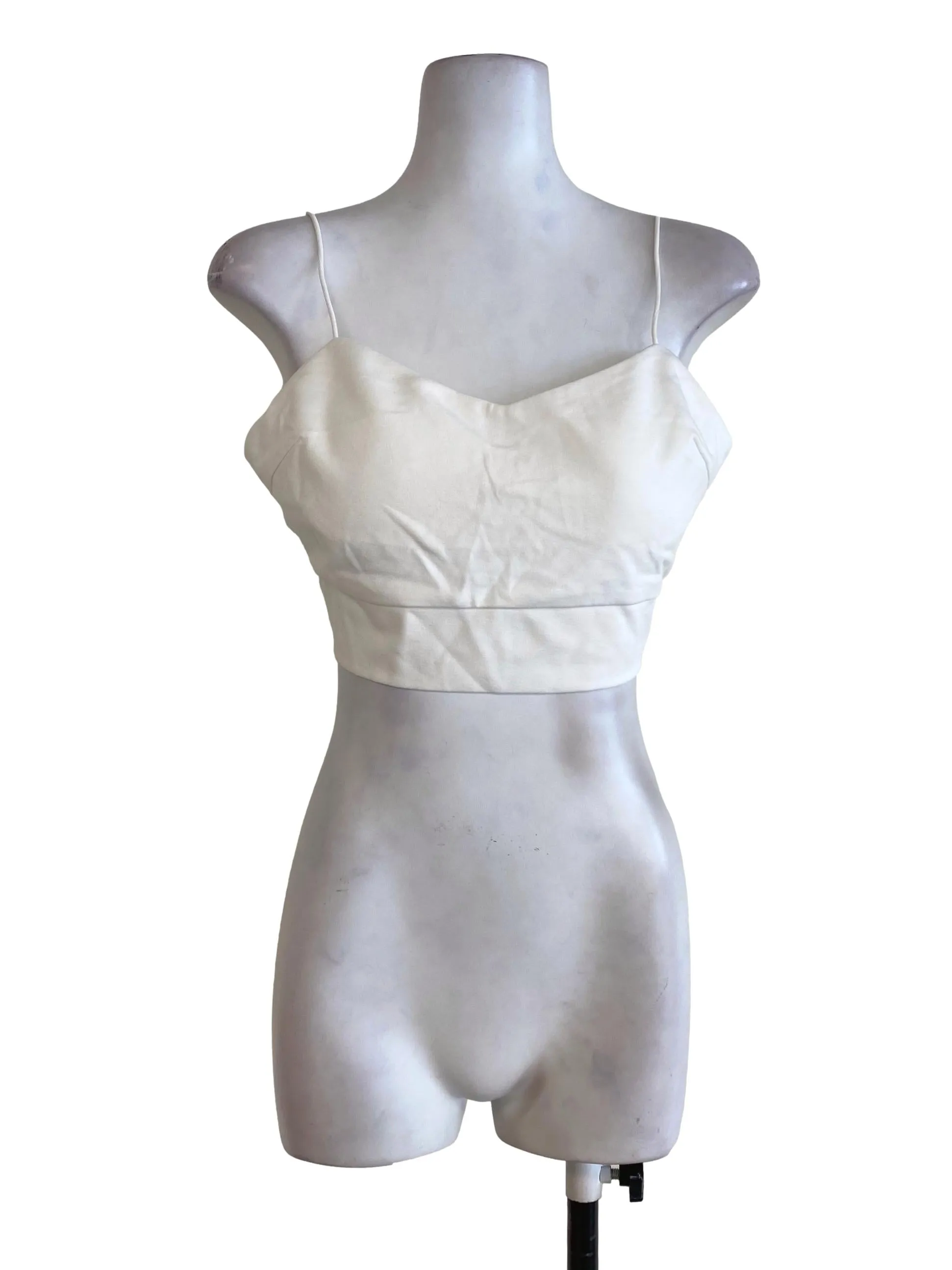 White Crop Top