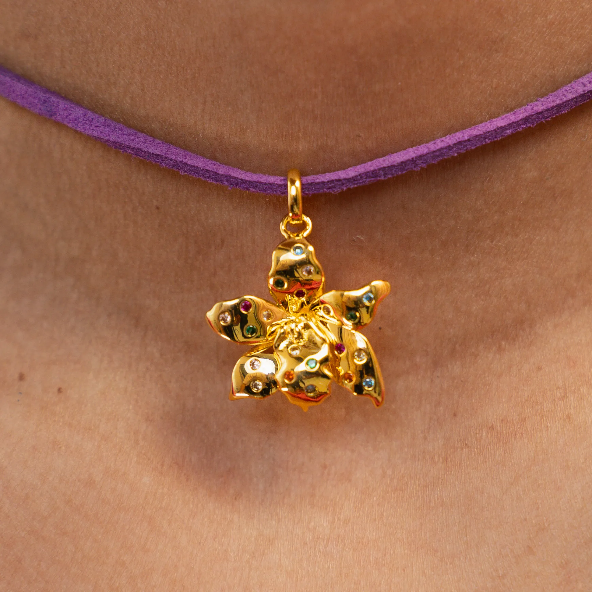 Wildflower Necklace Gold