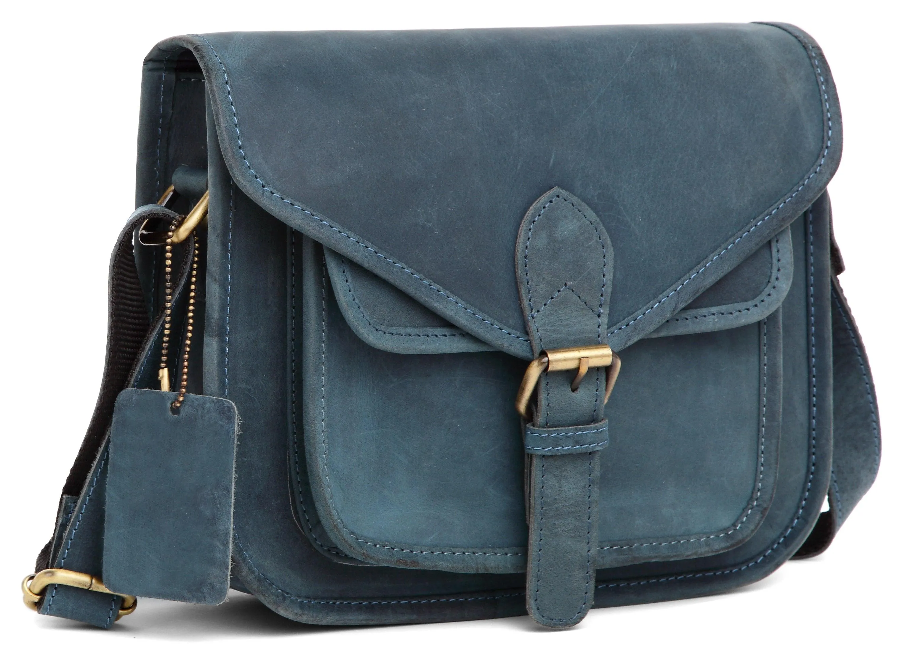 WILDHORN® Crossbody Bags for Women-Premium Leather Vintage Fashion Purse with Adjustable Strap