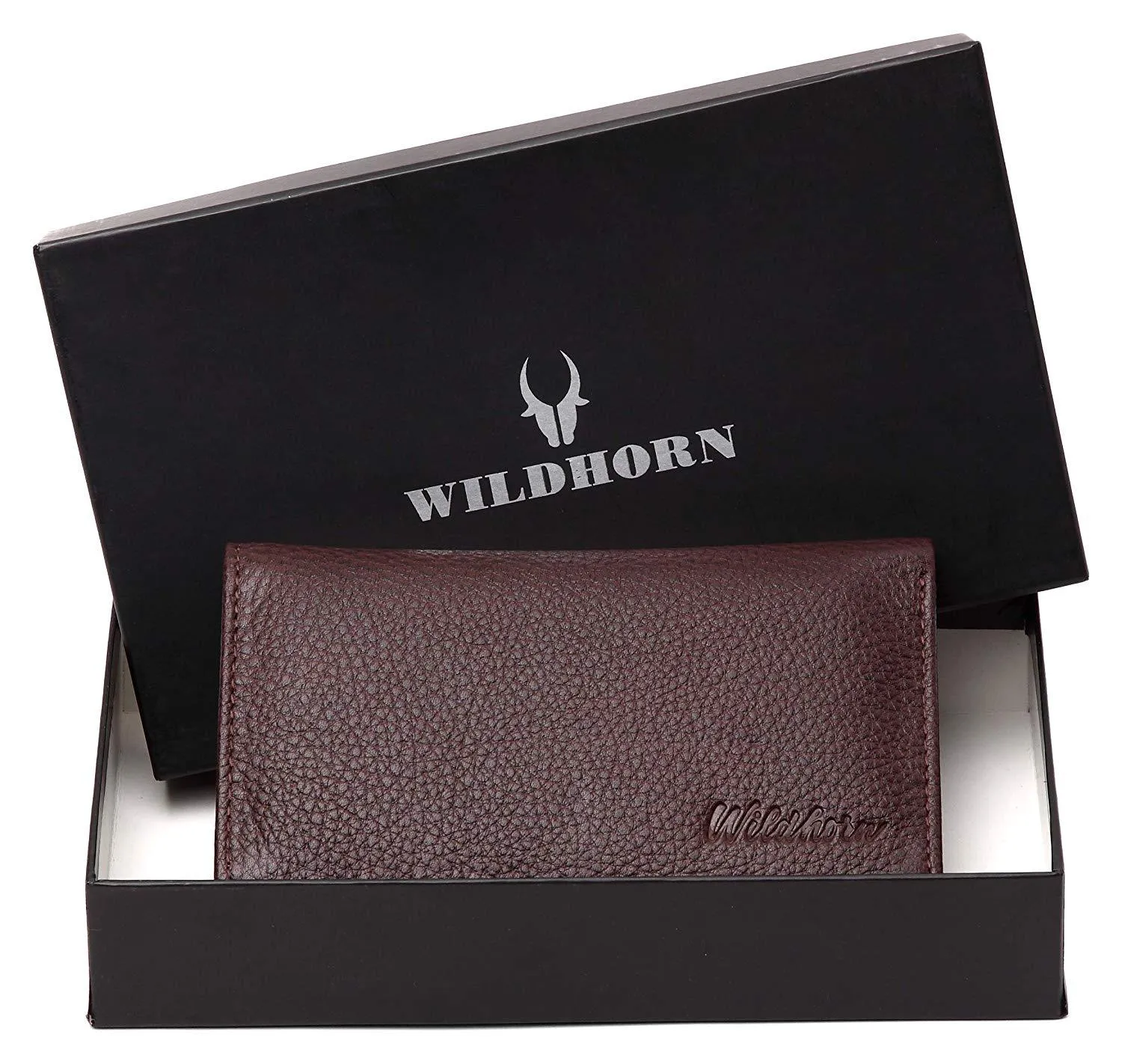 WildHorn RFID Protected Genuine Leather Wallet for Women Stylish|Purse for Women/Girls