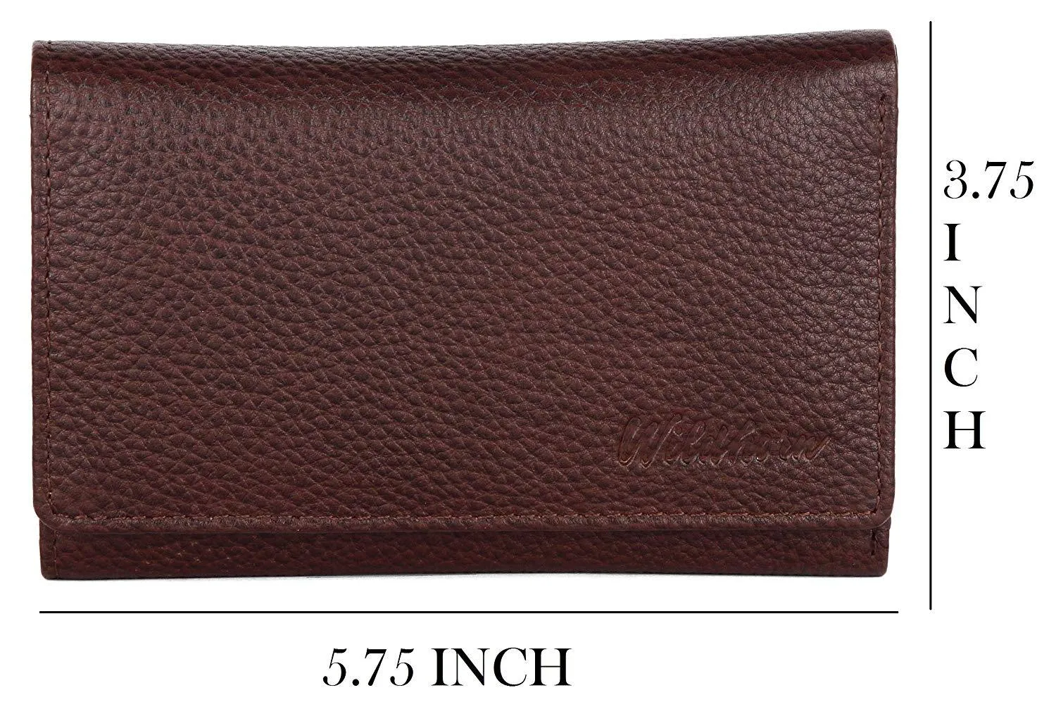 WildHorn RFID Protected Genuine Leather Wallet for Women Stylish|Purse for Women/Girls