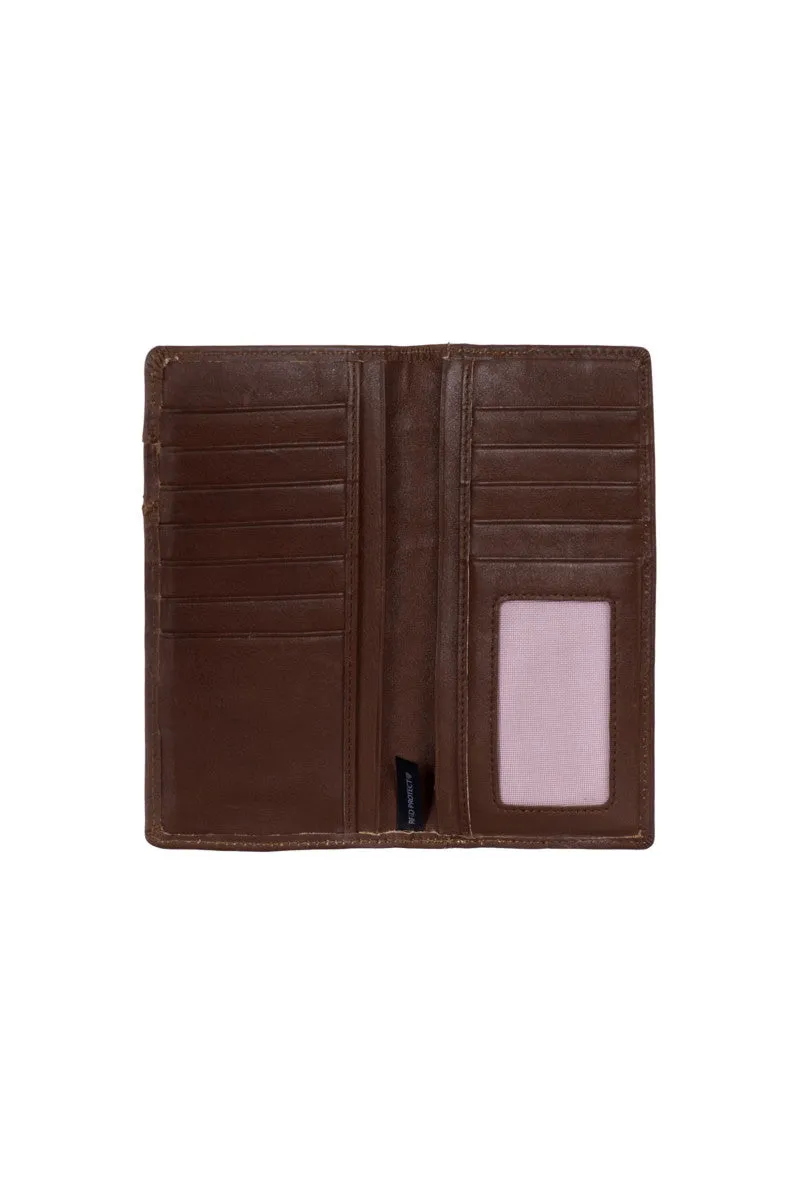 Wrangler Trent Rodeo Wallet Dark Tan