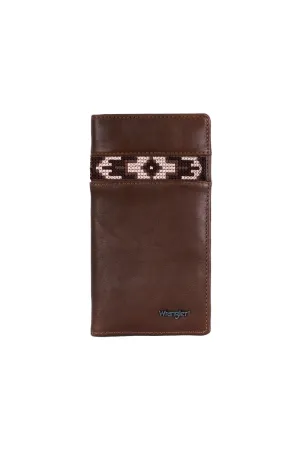 Wrangler Trent Rodeo Wallet Dark Tan