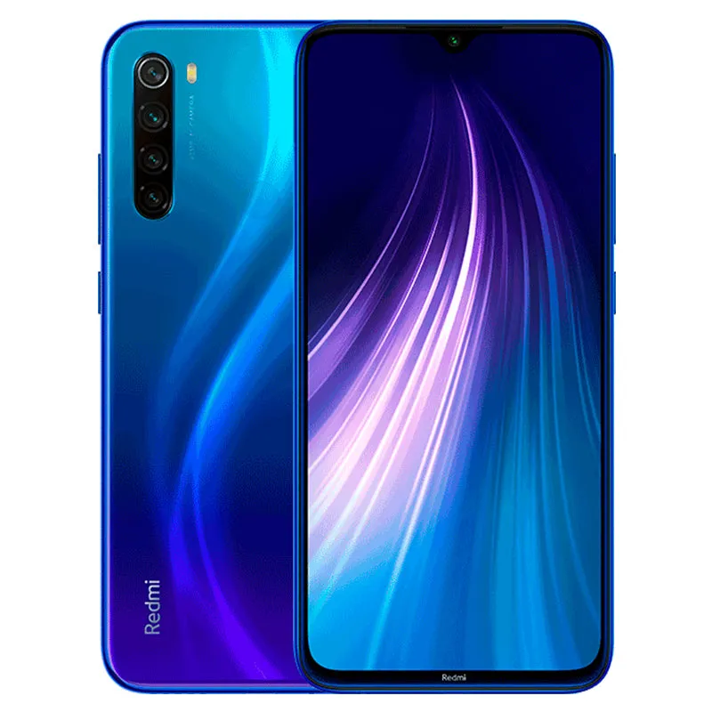 Xiaomi Redmi Note 8 Smartphone CN version Snapdragon 665 48MP Camera 4000mAh 6.3"" 18W Quick charge Moon white_4 64G