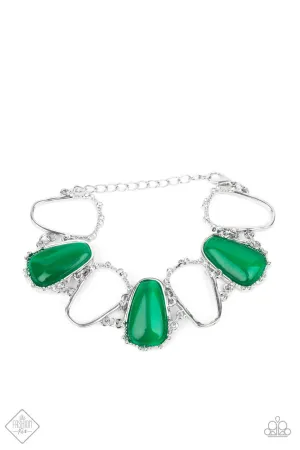 Yacht Club Couture Green Paparazzi Bracelet