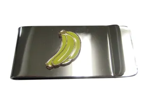 Yellow Bunch Of Banana Fruits Money Clip