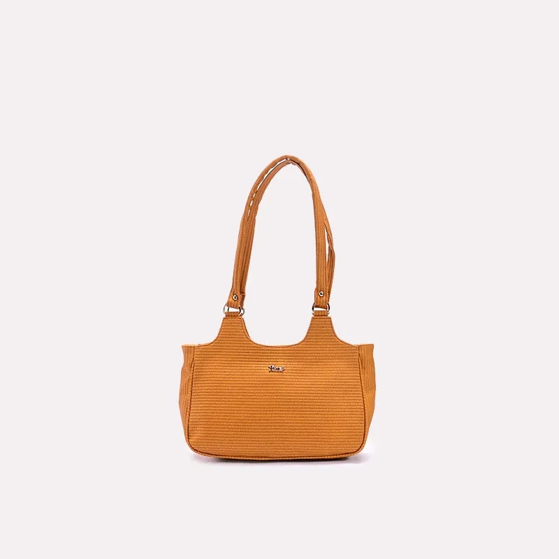 Yellow Casual Shoulder Bags 0331251