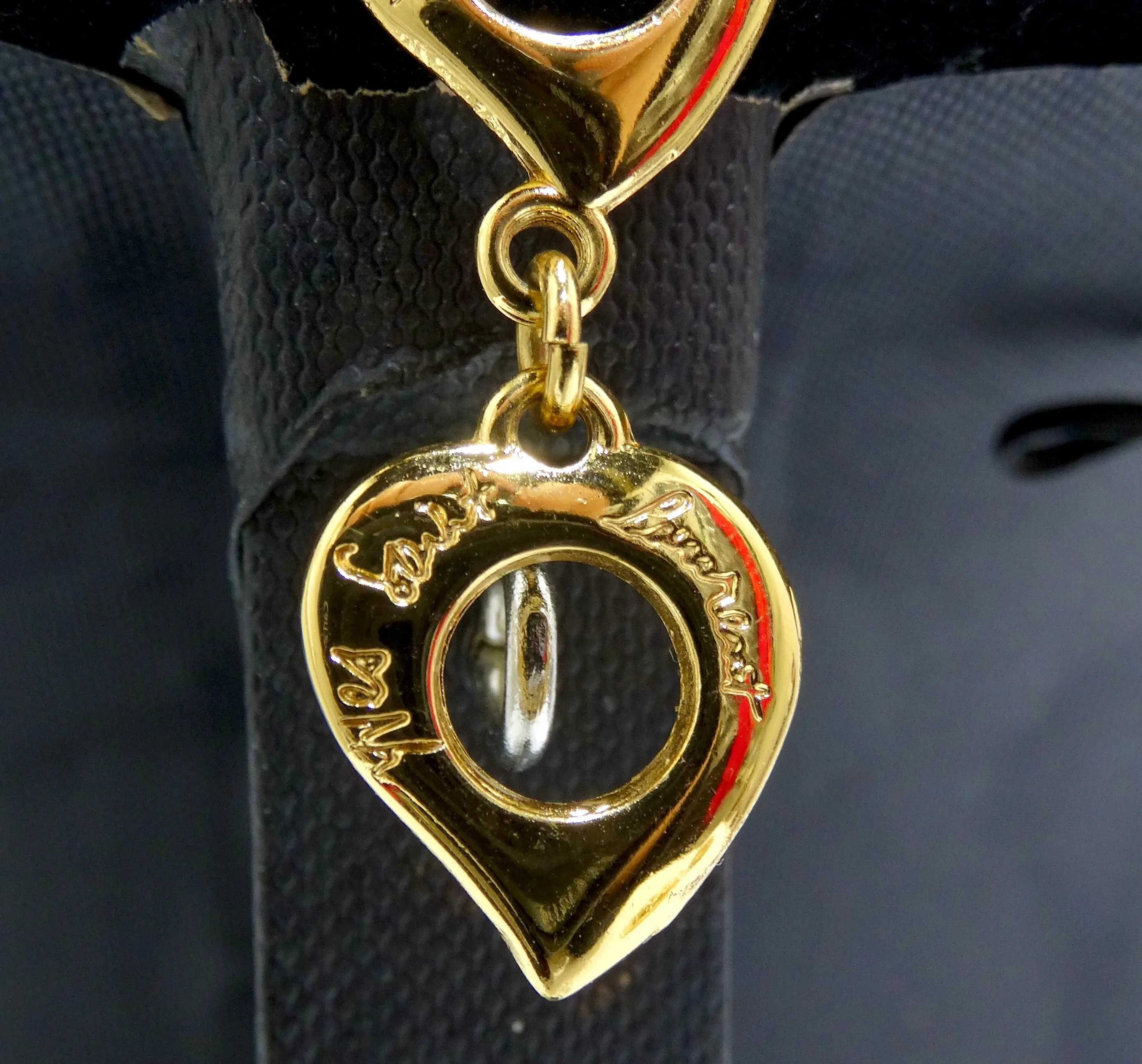 YVES SAINT LAURENT Logo Geometric Necklace