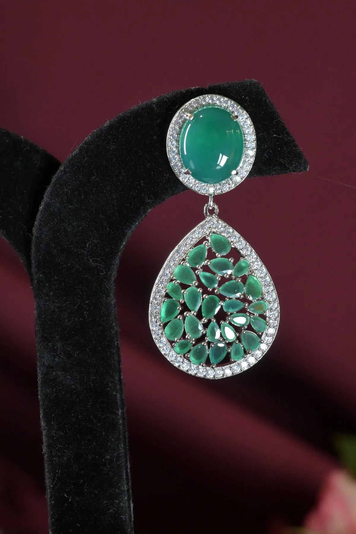 Zehnaseeb Bold Dangler Cocktail Earrings