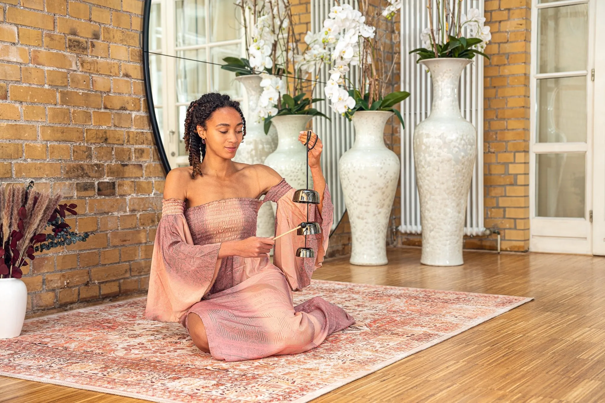 Zen Hanging Singing Bowls Bell Chimes Set of 3